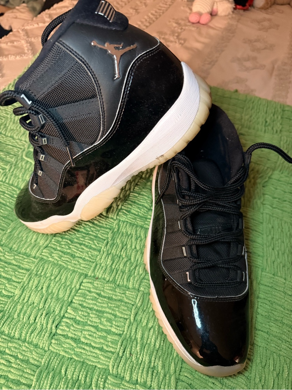 Nike Air Jordan 11 Retro Jubilee 25th Anniversary Black Silver Men’s Size 12.5